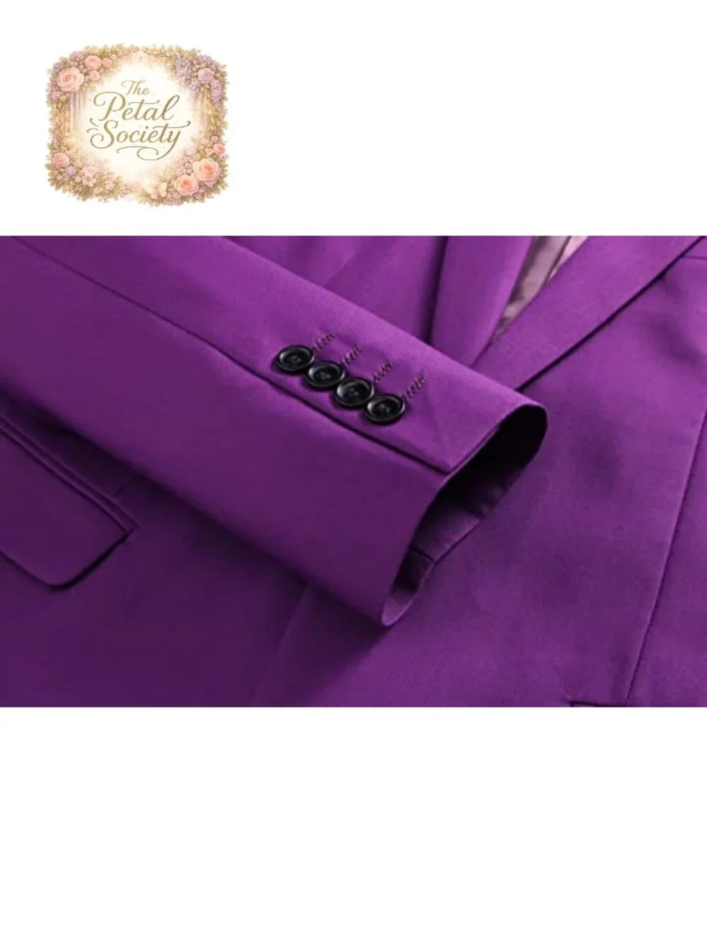 Mens Double Breasted Blazer Slim Fit Polyester Viscose Suit Jacket